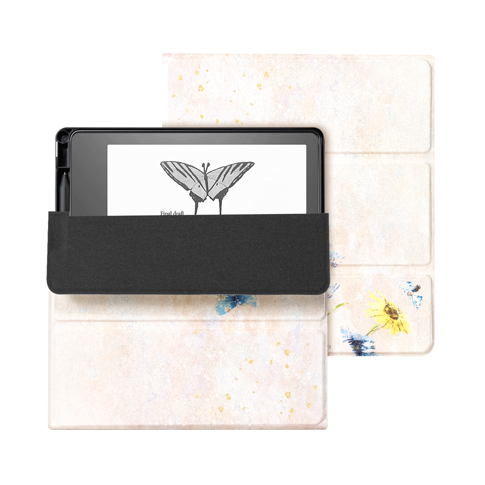 Eden Oil Paint Pink Kindle Scribe 10.2 Inch Folio Case
