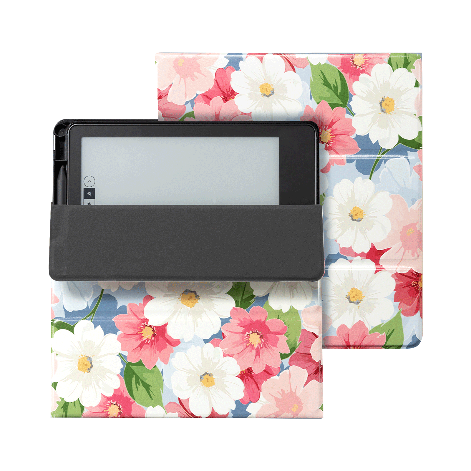 Eden Pink Floral Kindle Scribe 10.2 Inch Folio Case