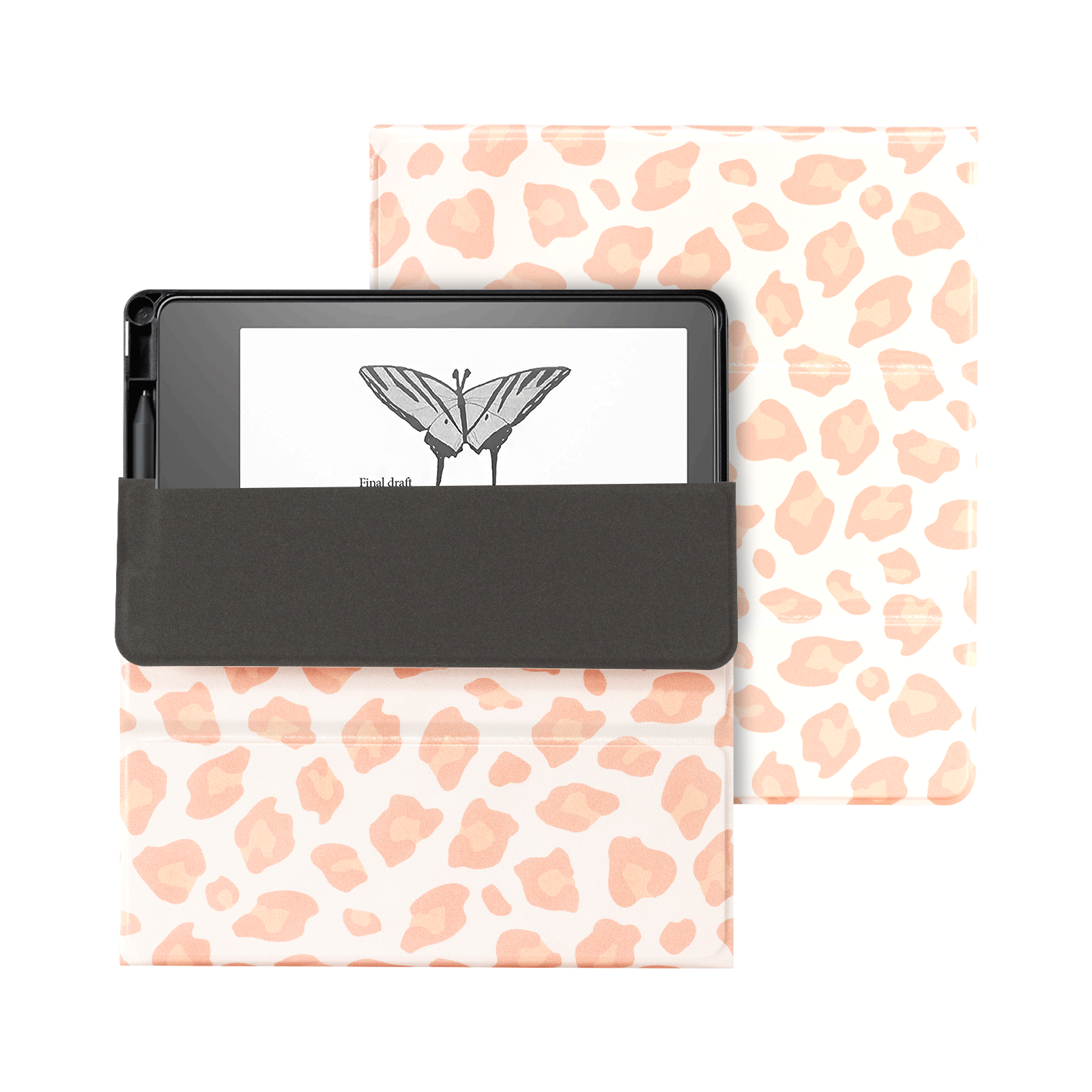 Ego Pink Leopard Kindle Scribe 10.2 Inch Folio Case
