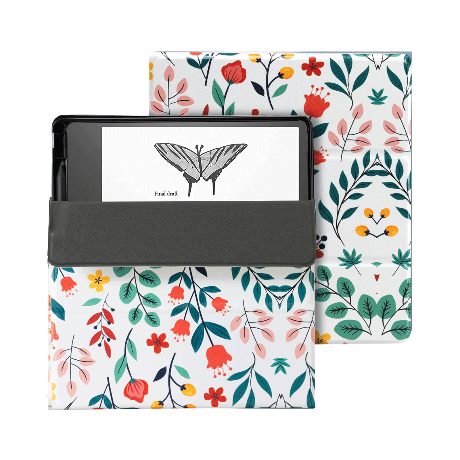 Eden Sea of flower Kindle Scribe 10.2 Inch Folio Case