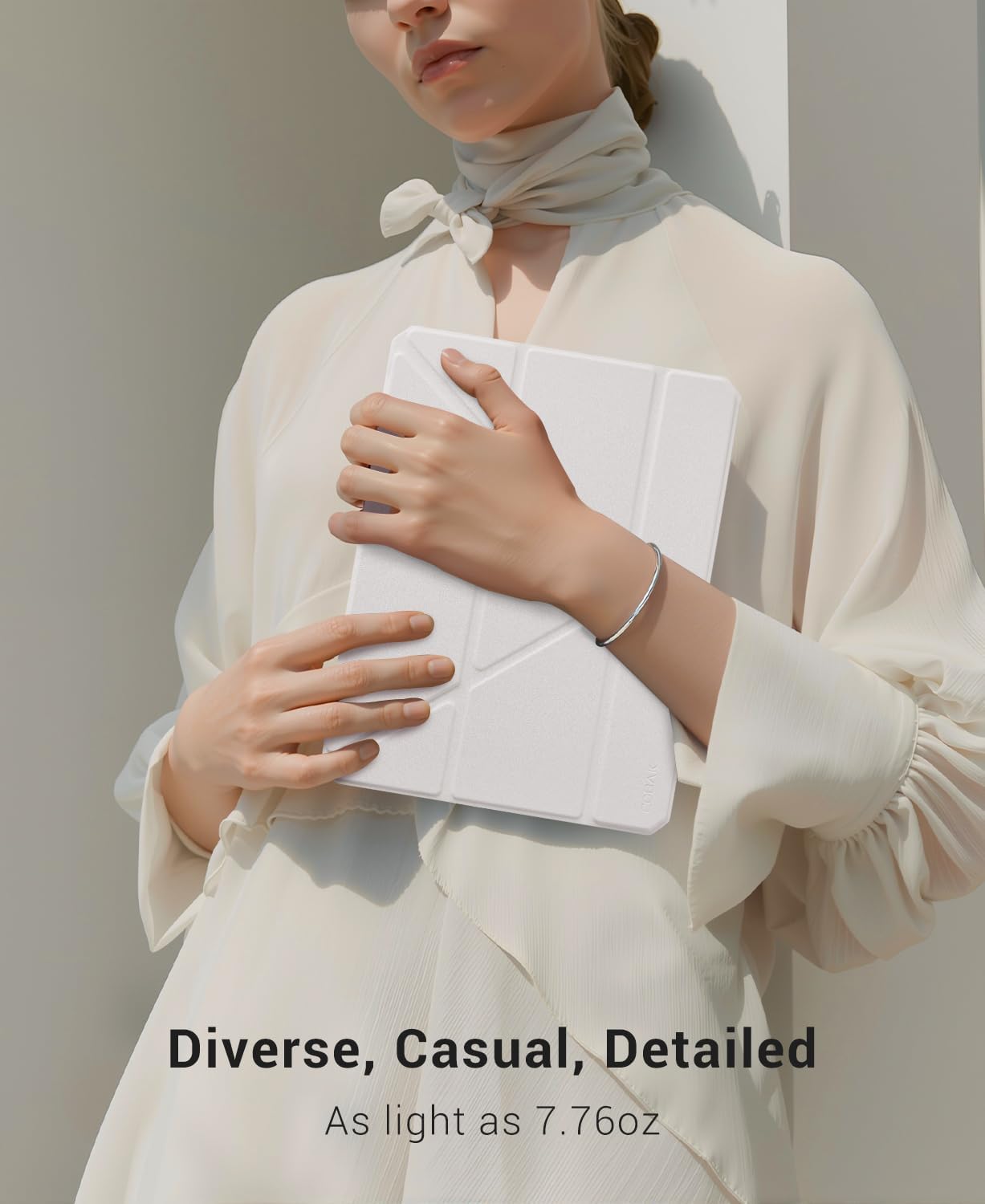 iPad 11th Gen (A16) 11" (2025) & 10th Gen 10.9" (2022) Case With Magnetic Stand#Color_Light Gray