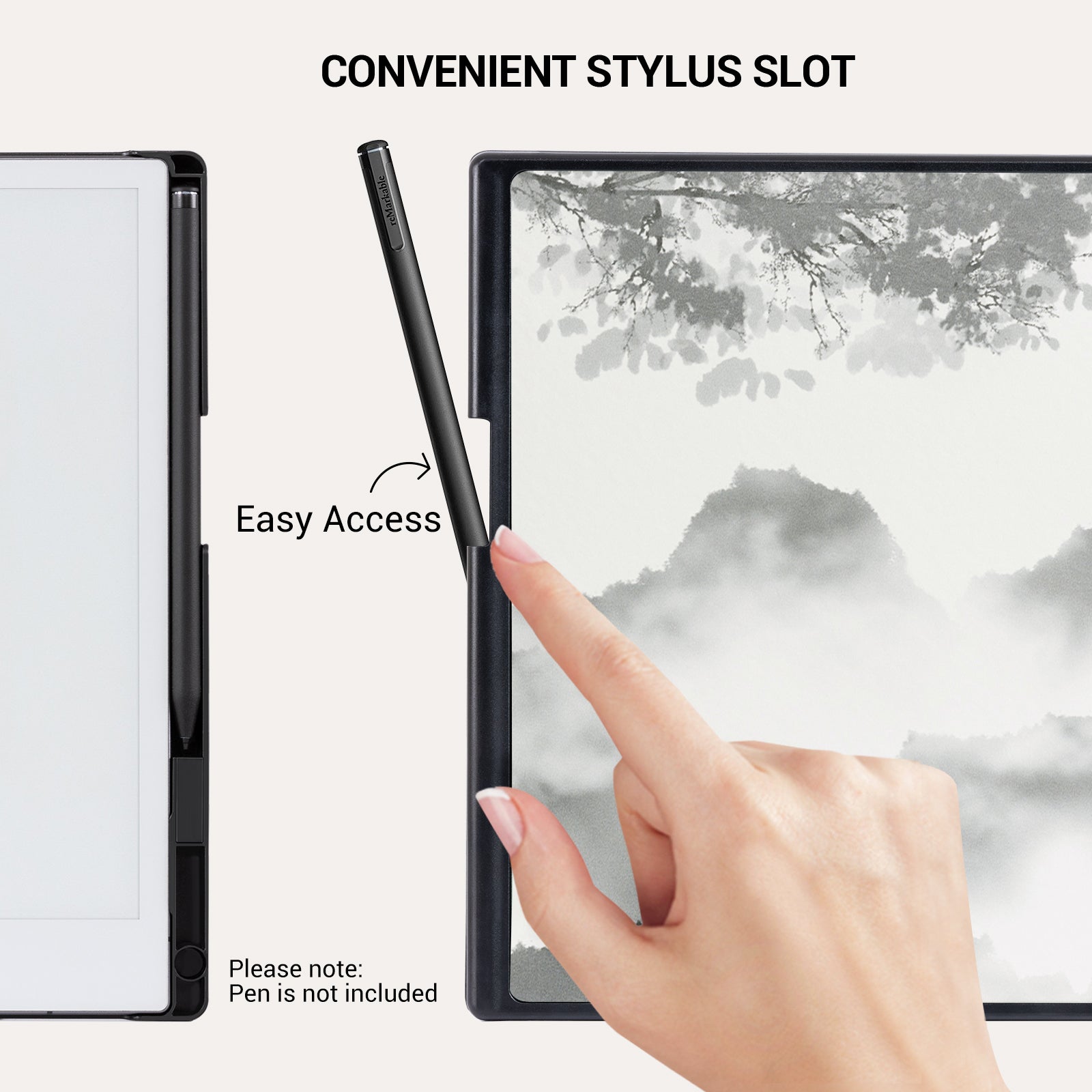Mountain Z _Ink Painting reMarkable 2 Basic#Color_Ink Mountain