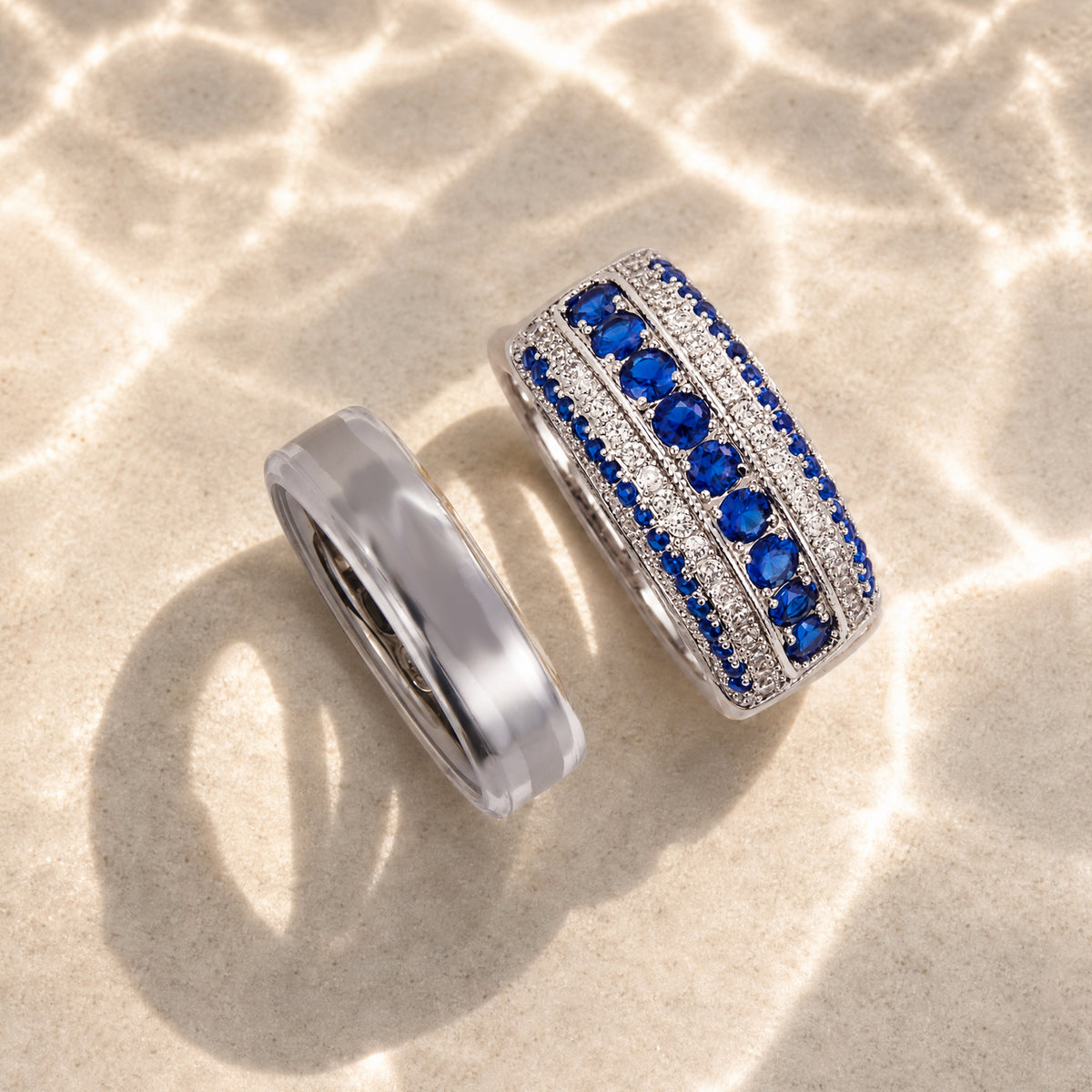 Oura Ring 5 Pavé Crystal Protective Cover#Color_Silver