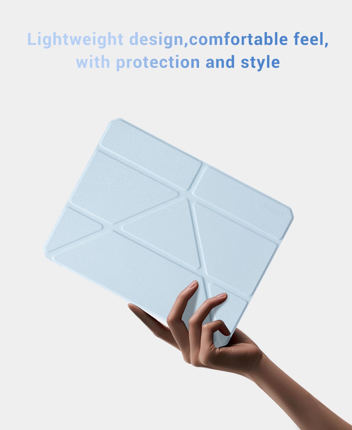 iPad 11th Gen (A16) 11" (2025) & 10th Gen 10.9" (2022) Case With Magnetic Stand#Color_Sky Blue