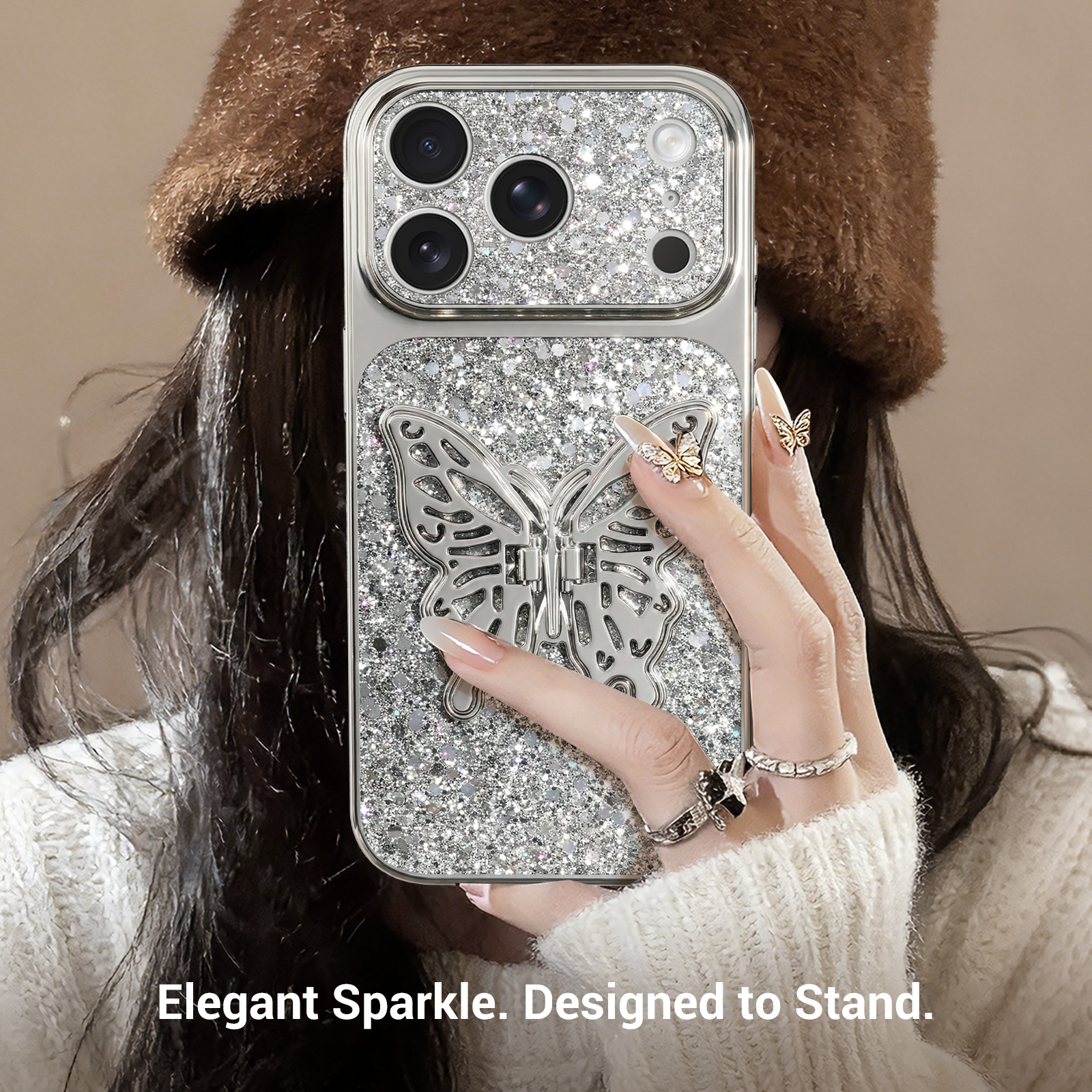 #Color_Silver Glitter