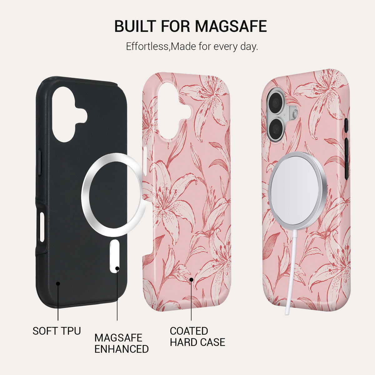 Blooming Tough Phone Case#DEVICE_iPhone 17