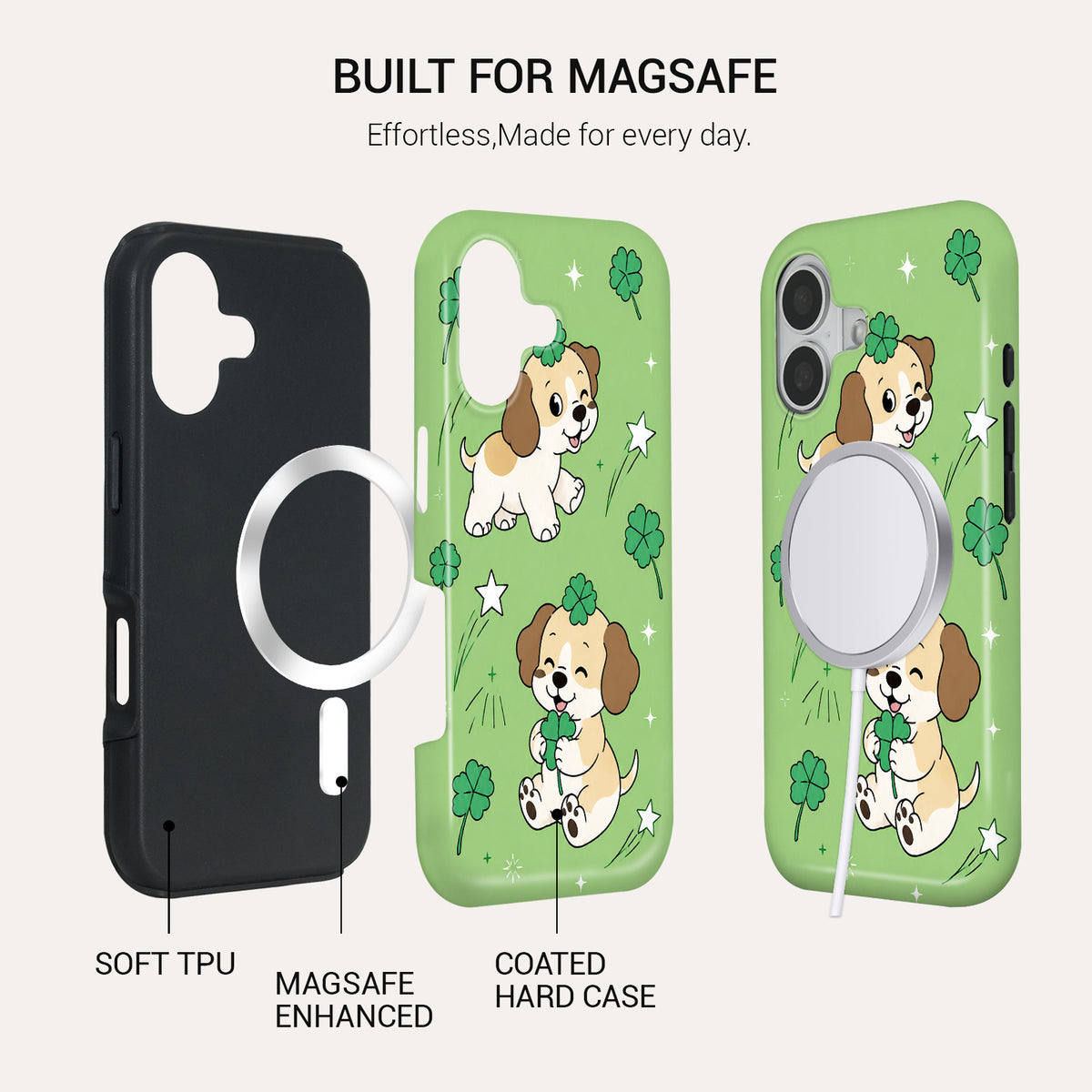 Lucky Pup Tough Phone Case#DEVICE_iPhone 17