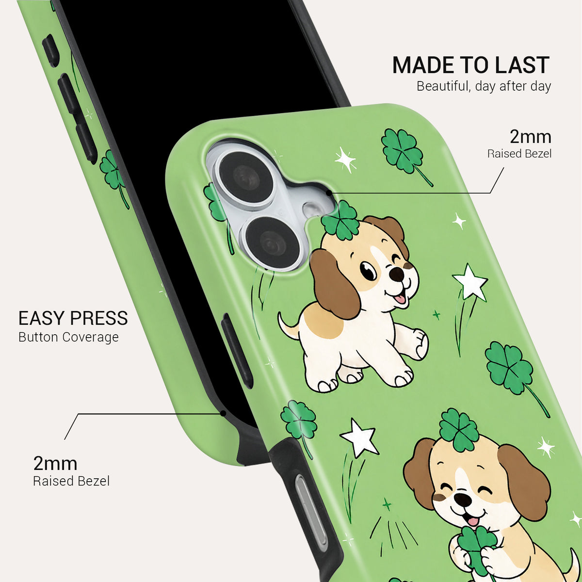 Lucky Pup Tough Phone Case#DEVICE_iPhone 17