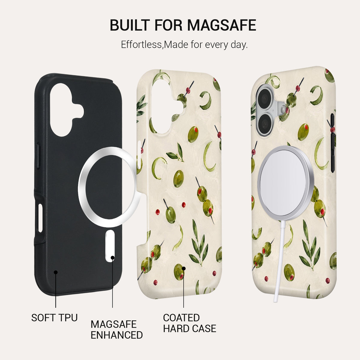 Olive You Tough Phone Case#DEVICE_iPhone 17