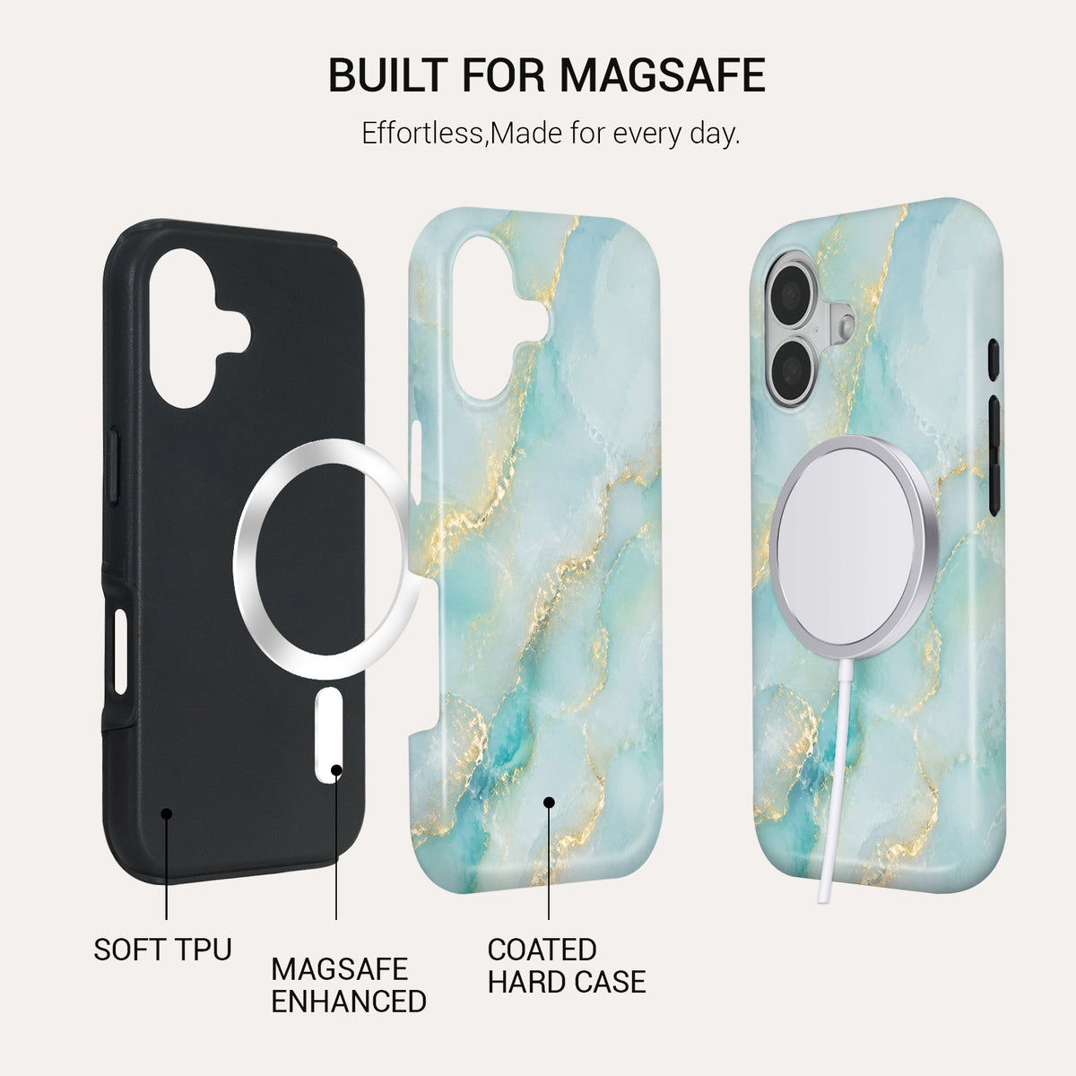 Seafoam Tough Phone Case#DEVICE_iPhone 17