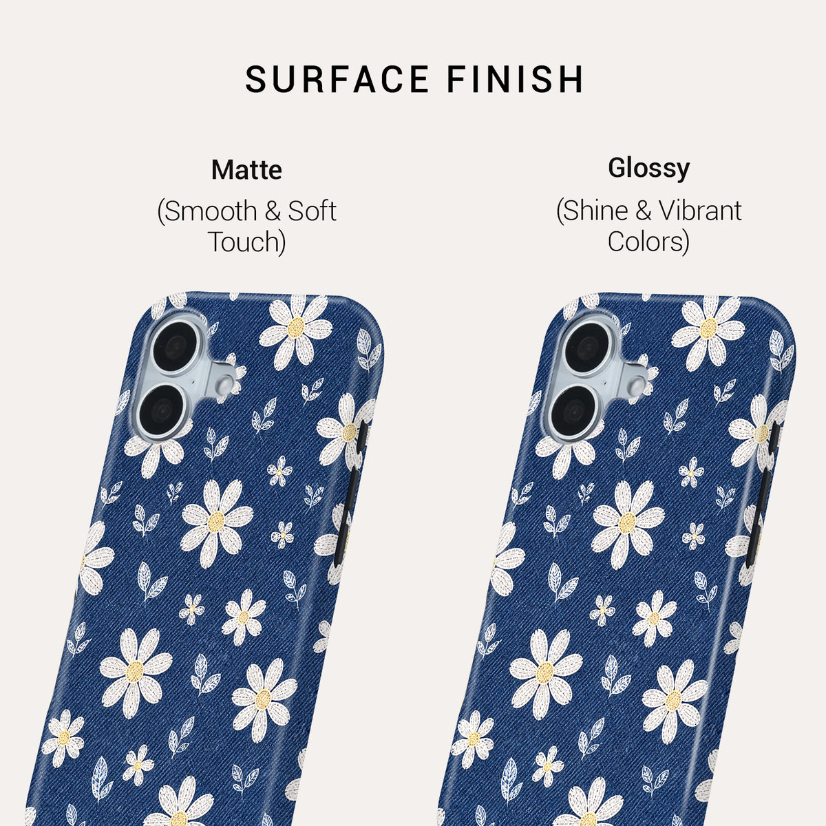 Denim Daisy Tough Phone Case#DEVICE_iPhone 17