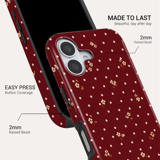 Dotted Flowers Tough Phone Case#DEVICE_iPhone 17