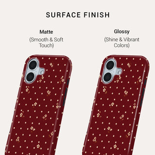 Dotted Flowers Tough Phone Case#DEVICE_iPhone 17