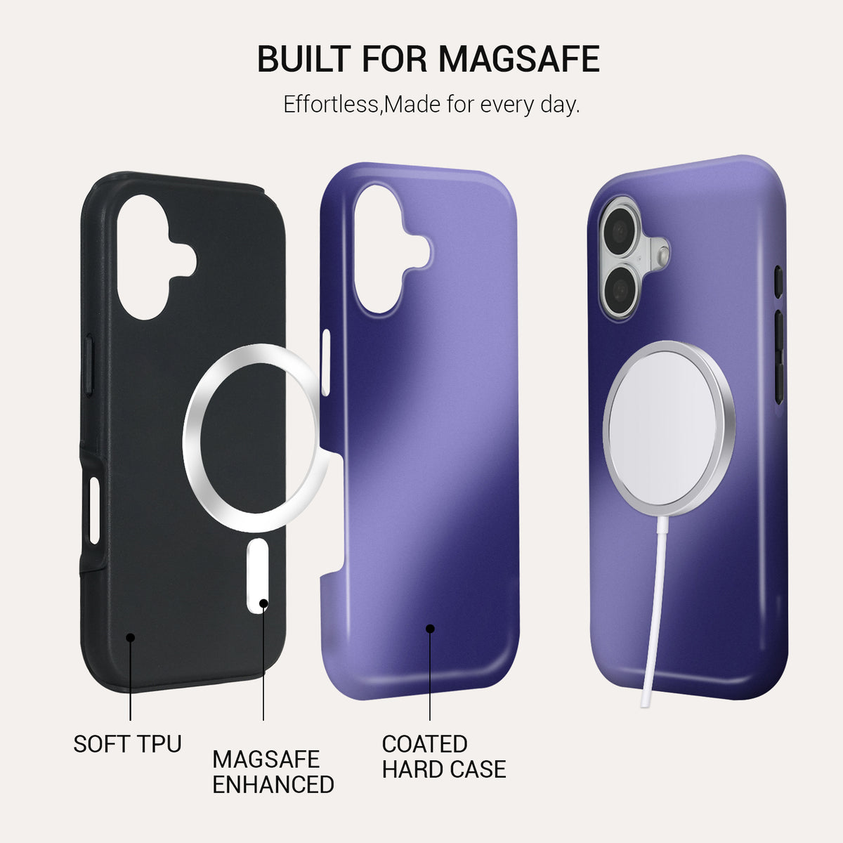 Purple Blur Tough Phone Case#DEVICE_iPhone 17
