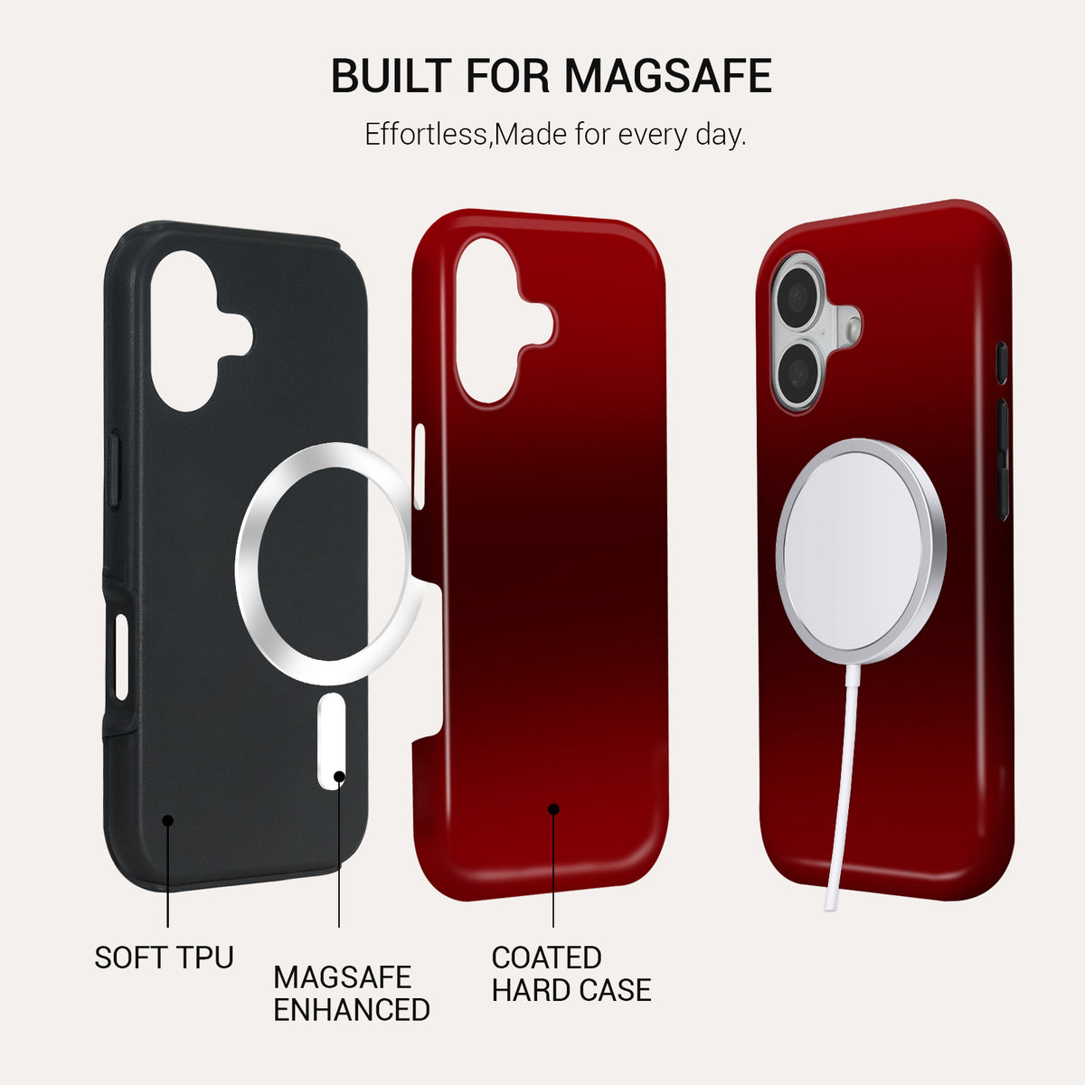 Red Alert Tough Phone Case#DEVICE_iPhone 17