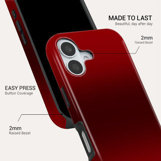 Red Alert Tough Phone Case#DEVICE_iPhone 17