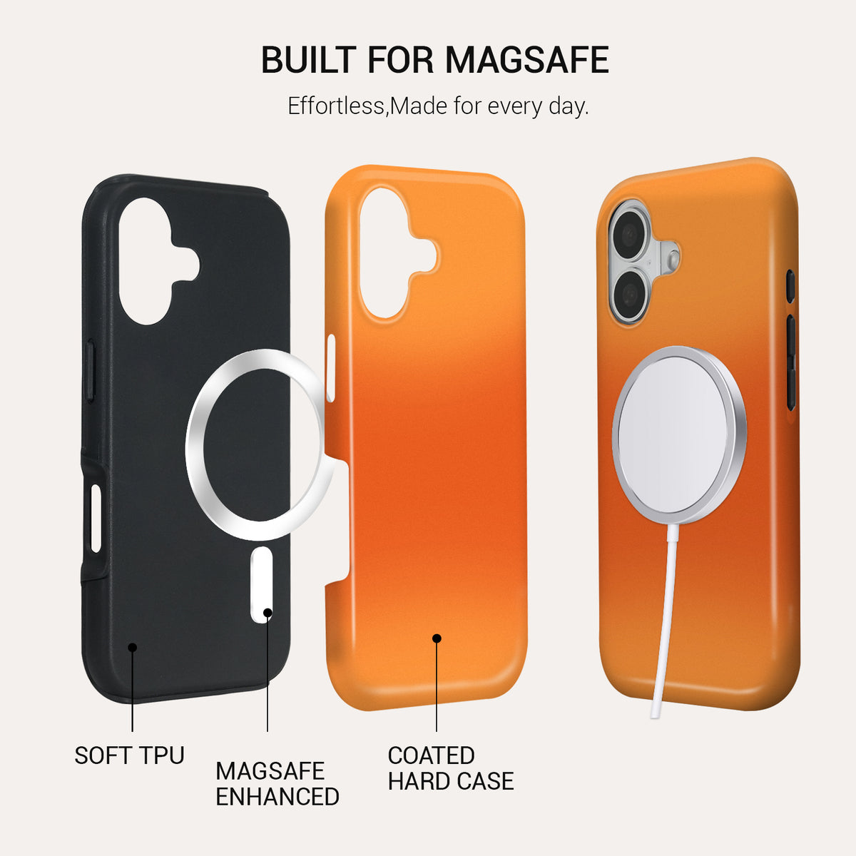 Tangerine Sea Tough Phone Case#DEVICE_iPhone 17