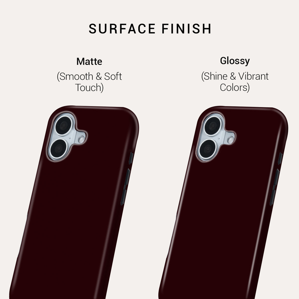 Oxblood Tough Phone Case#DEVICE_iPhone 17