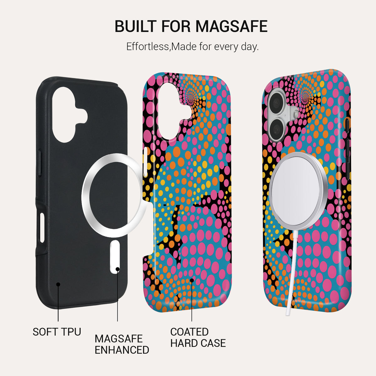 Dot Riot Tough Phone Case#DEVICE_iPhone 17