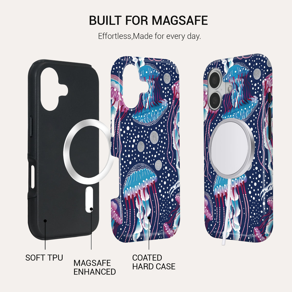 Midnight Drift Tough Phone Case#DEVICE_iPhone 17