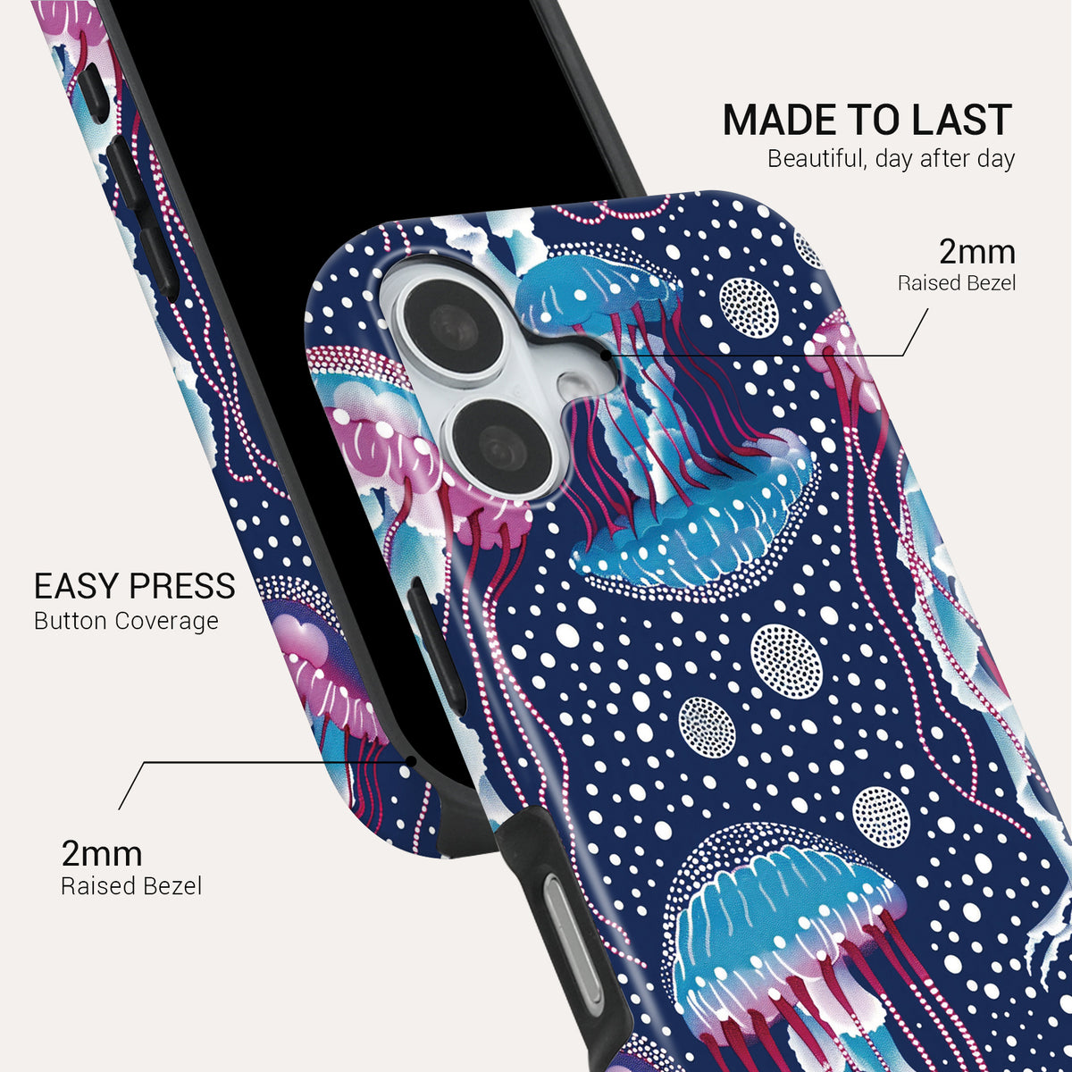 Midnight Drift Tough Phone Case#DEVICE_iPhone 17