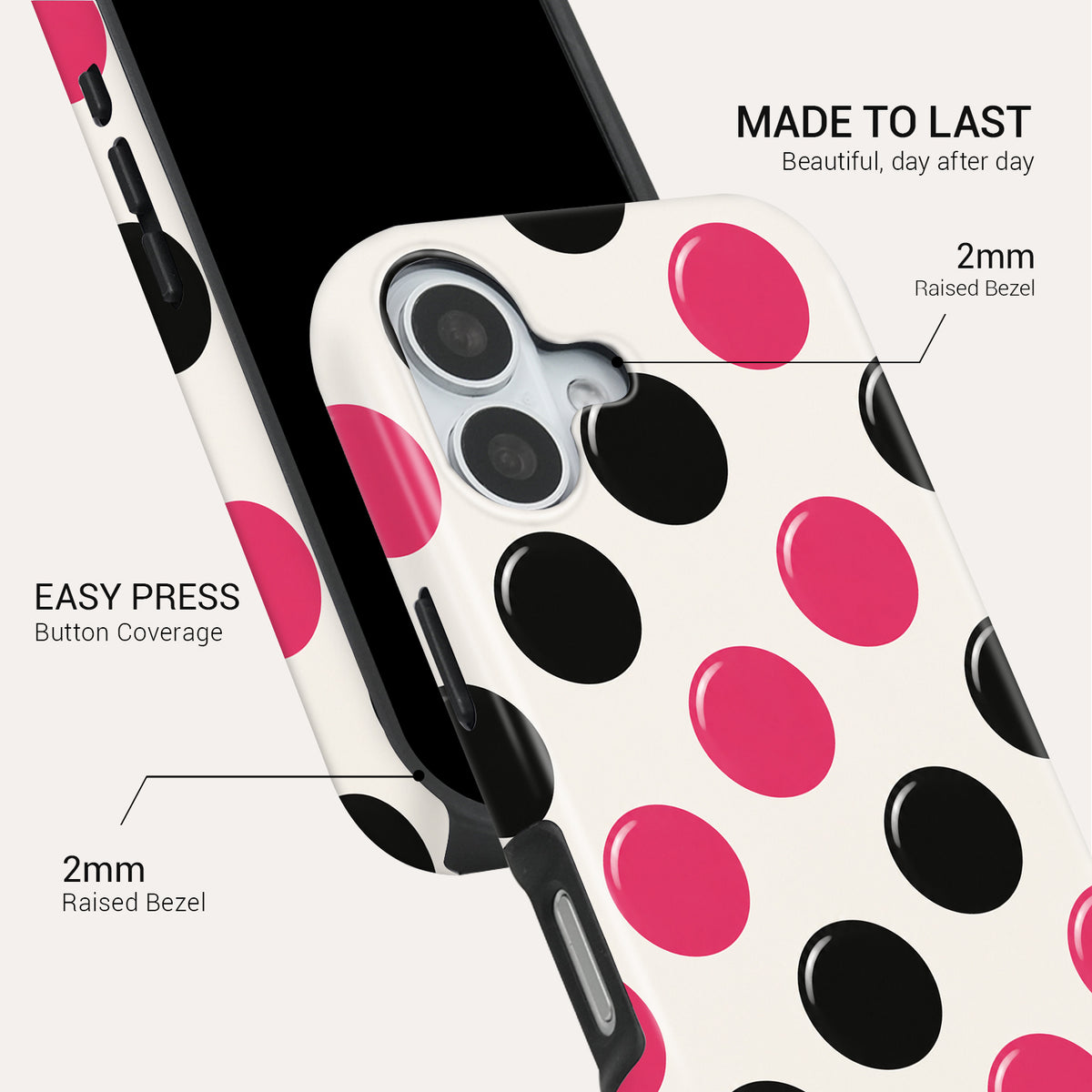 Pink Punch Tough Phone Case#DEVICE_iPhone 17
