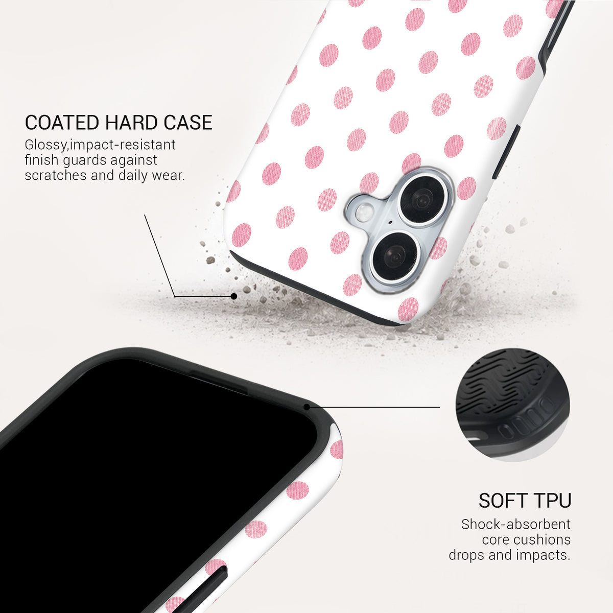 Blush Tough Phone Case#DEVICE_iPhone 17