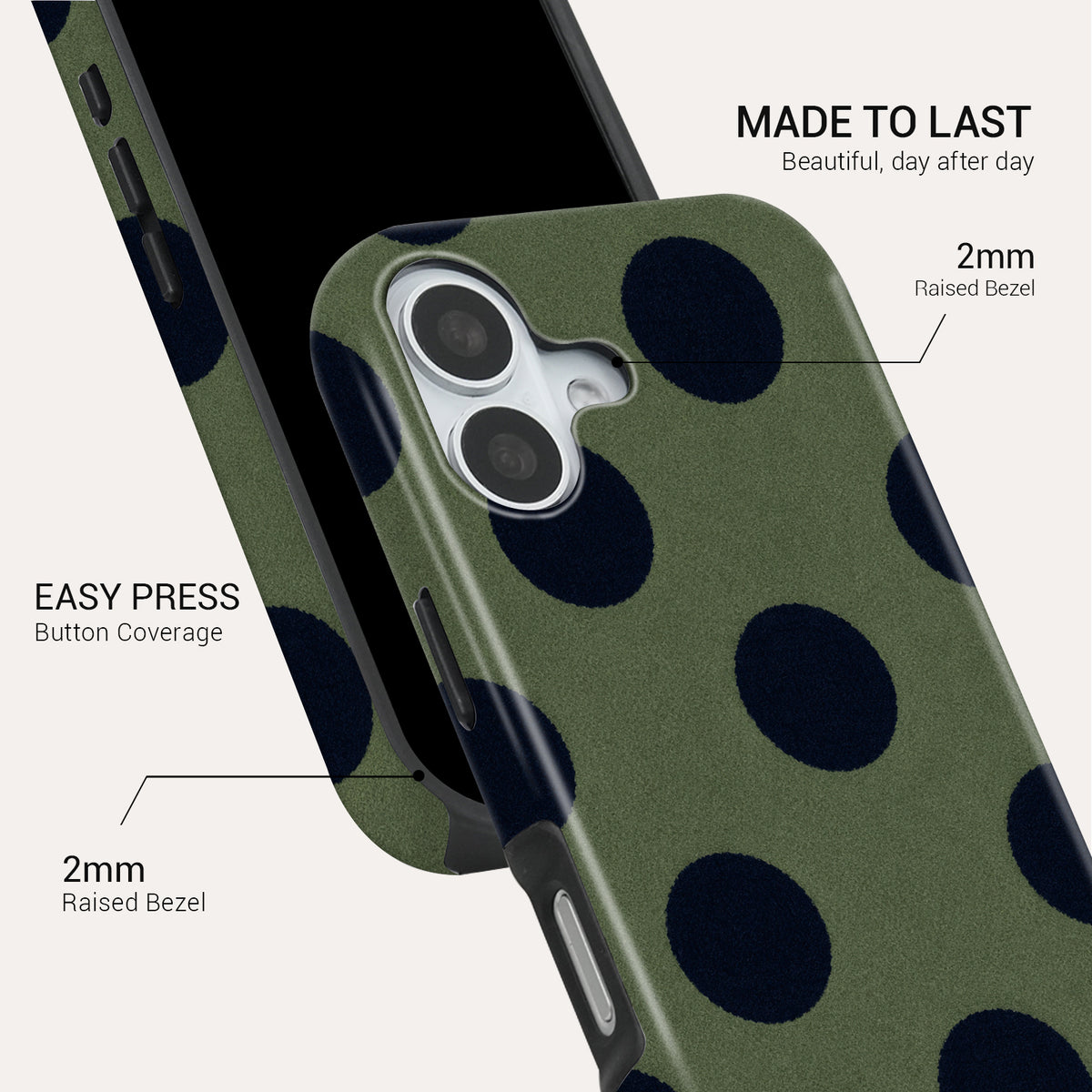 Olive Tough Phone Case#DEVICE_iPhone 17