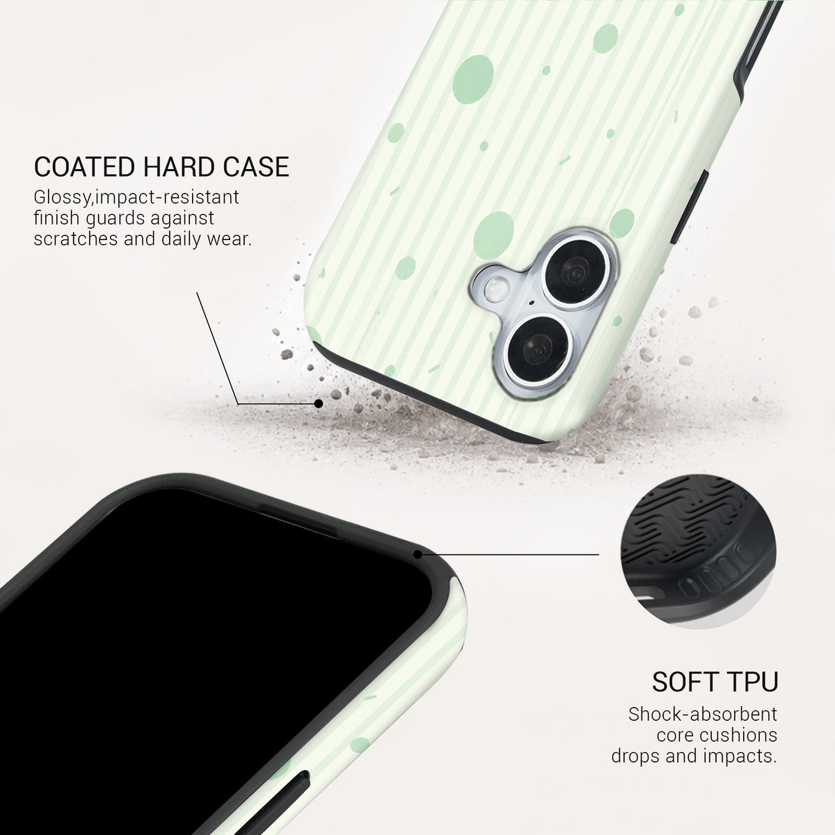 Mint Tea Tough Phone Case#DEVICE_iPhone 17