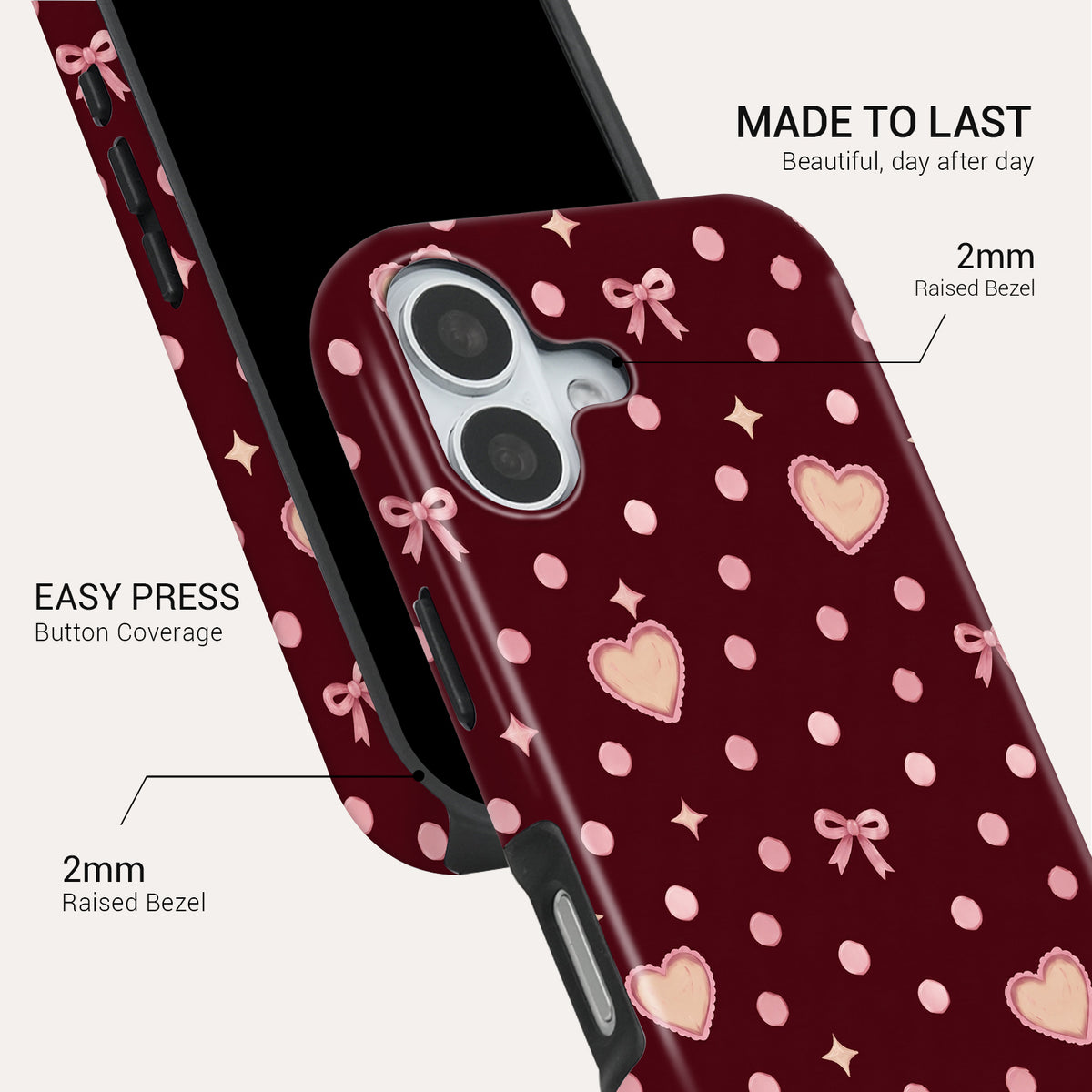 Heartstrings Tough Phone Case#DEVICE_iPhone 17