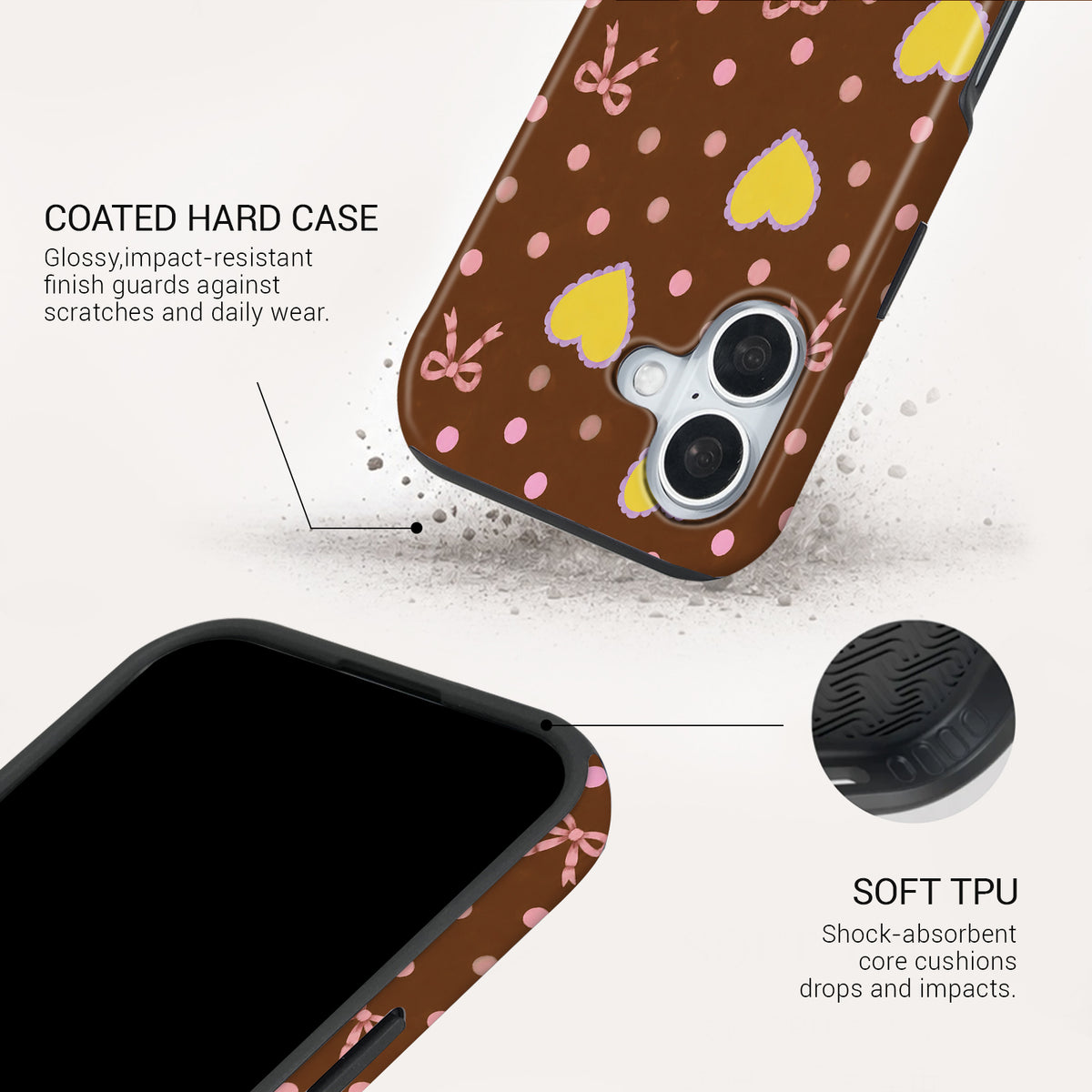 Heart Eyes Tough Phone Case#DEVICE_iPhone 17