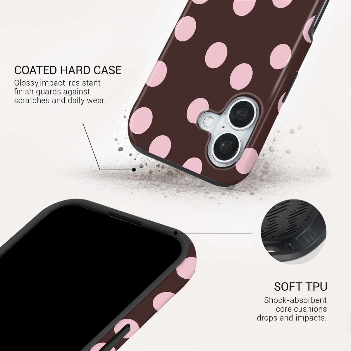 Chocolate Kiss Tough Phone Case#DEVICE_iPhone 17