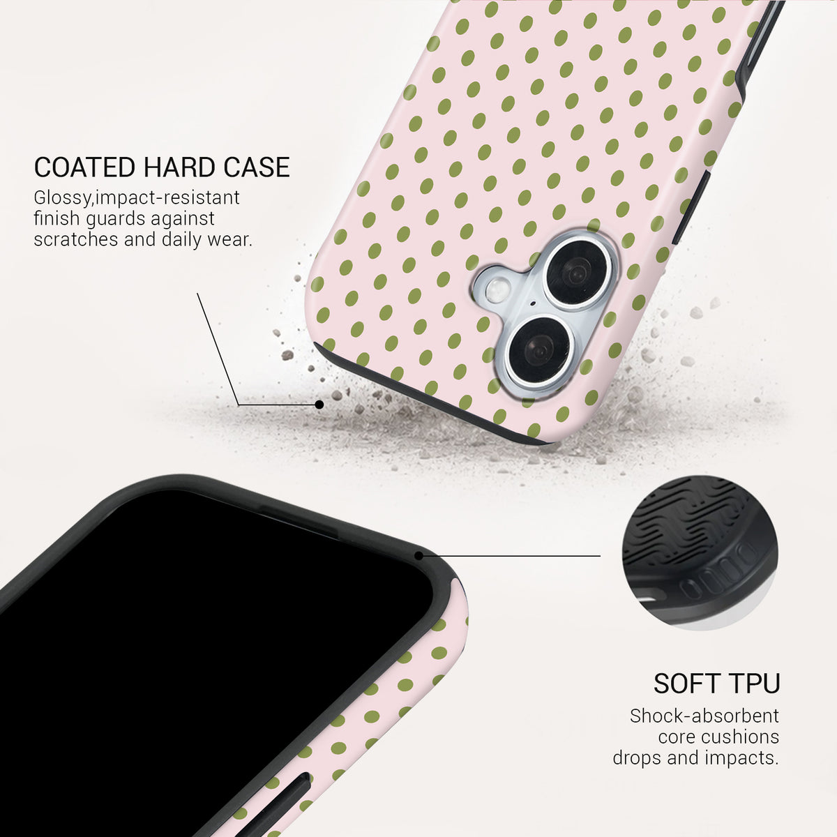 Olive Crush Tough Phone Case#DEVICE_iPhone 17