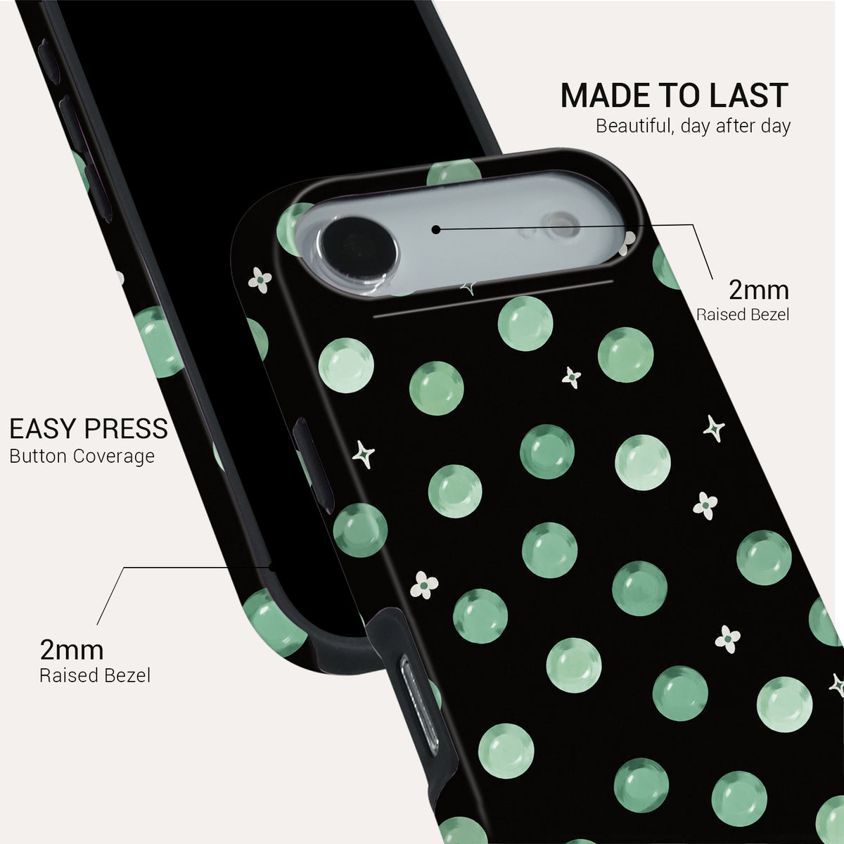 Green Light Tough Phone Case#DEVICE_iPhone 17 Air