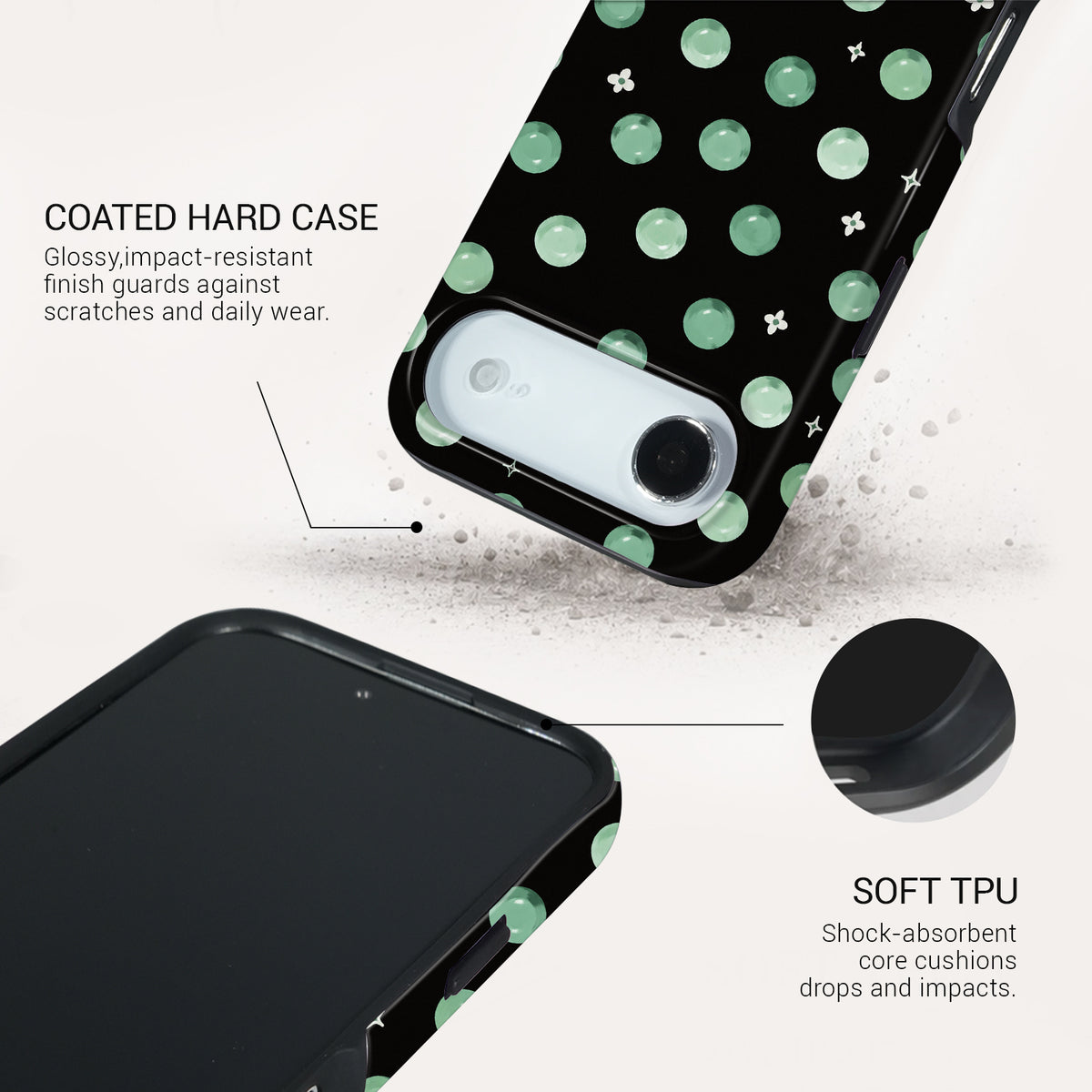 Green Light Tough Phone Case#DEVICE_iPhone 17 Air