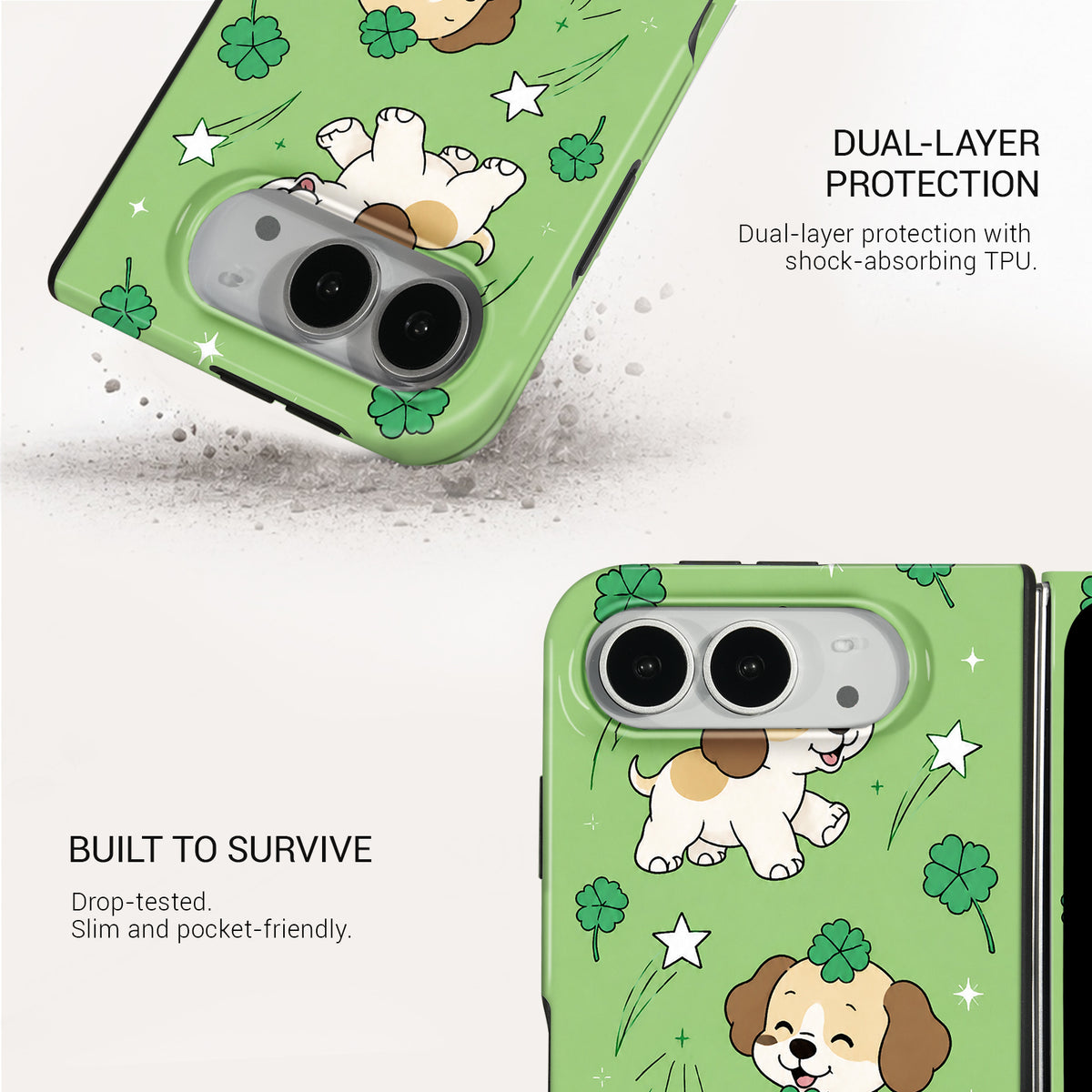 Lucky Pup Tough Phone Case#DEVICE_iPhone Duo