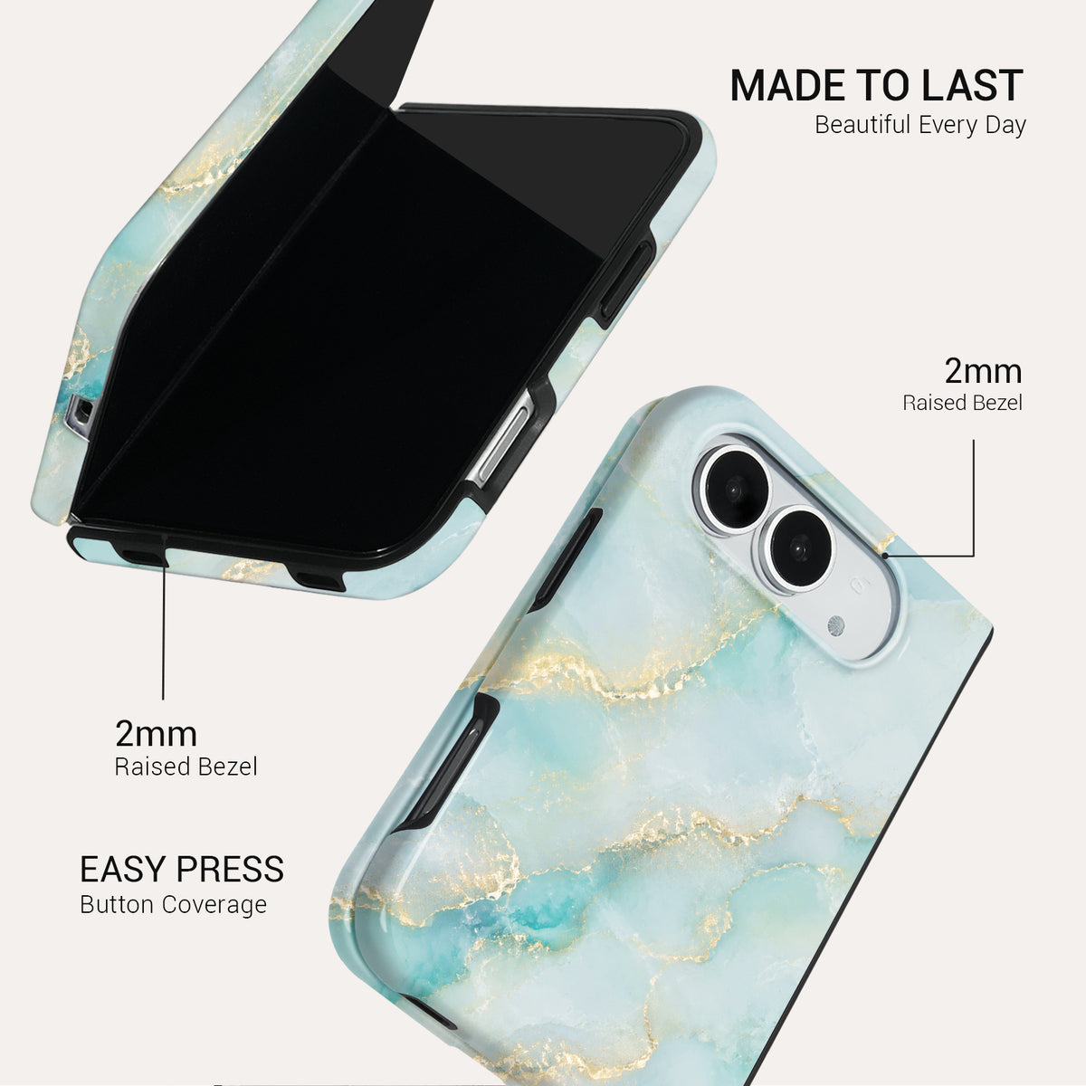 Seafoam Tough Phone Case#DEVICE_iPhone Duo
