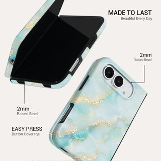 Seafoam Tough Phone Case#DEVICE_iPhone Duo