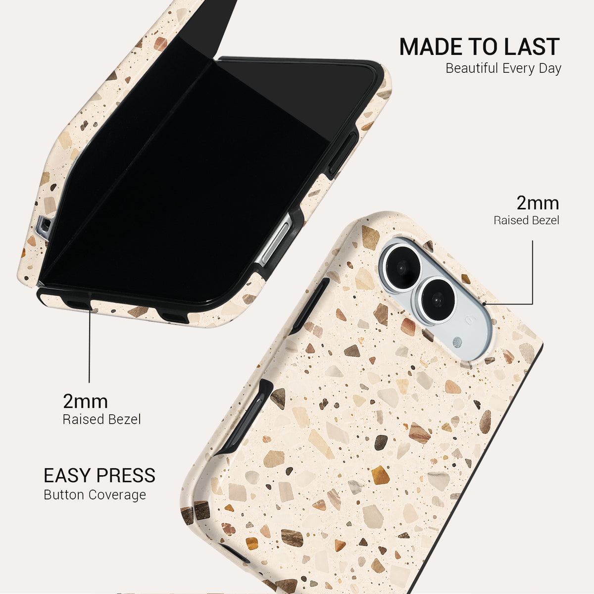 Terrazzo Tough Phone Case#DEVICE_iPhone Duo