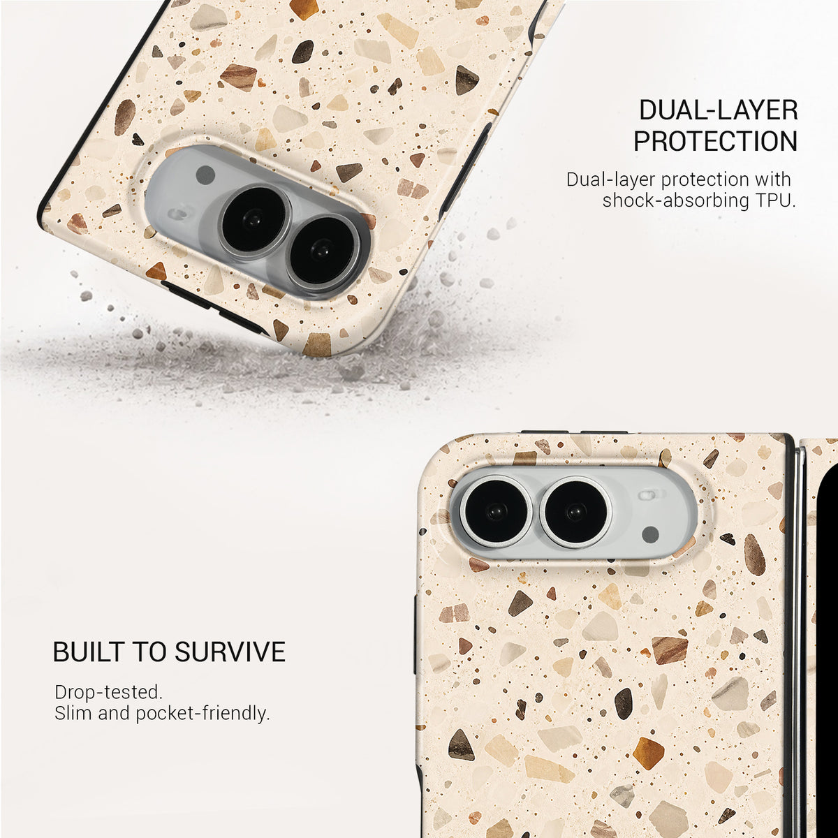 Terrazzo Tough Phone Case#DEVICE_iPhone Duo
