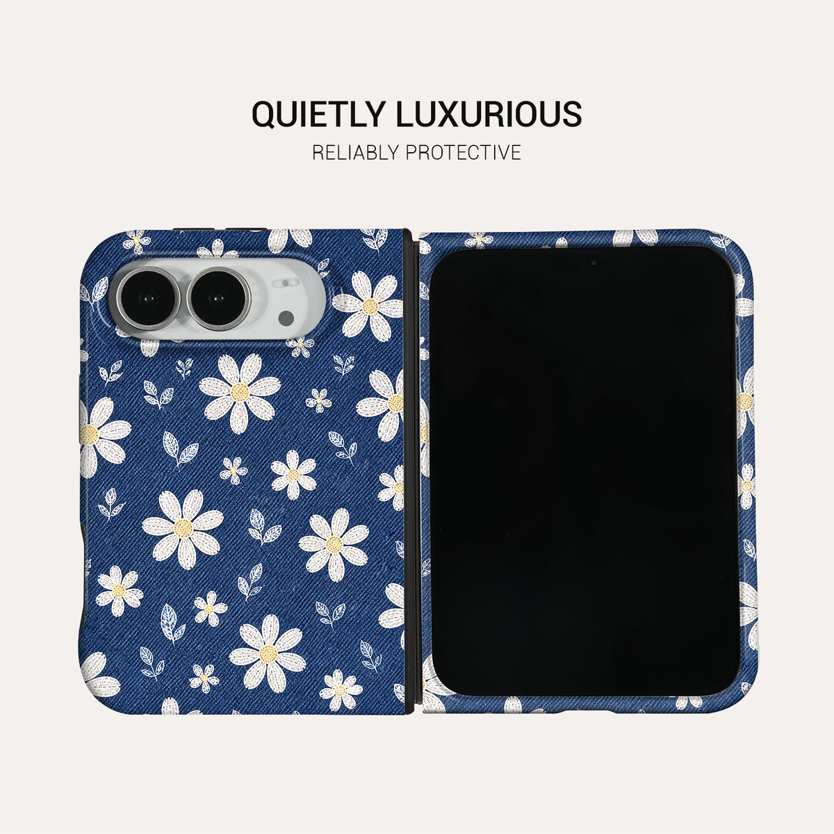 Denim Daisy Tough Phone Case#DEVICE_iPhone Duo