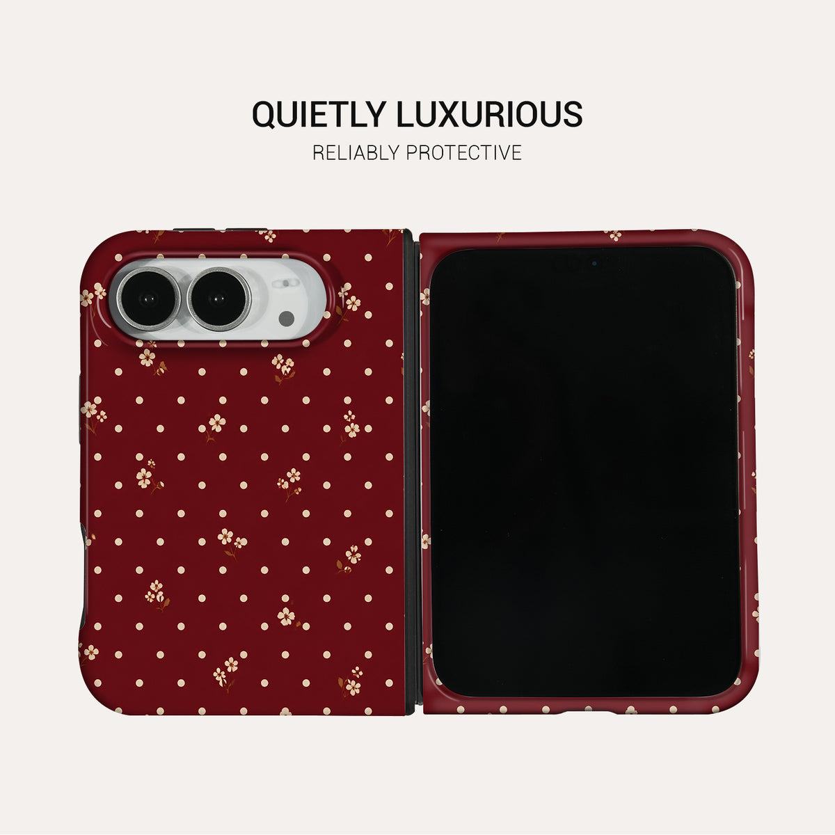 Dotted Flowers Tough Phone Case#DEVICE_iPhone Duo