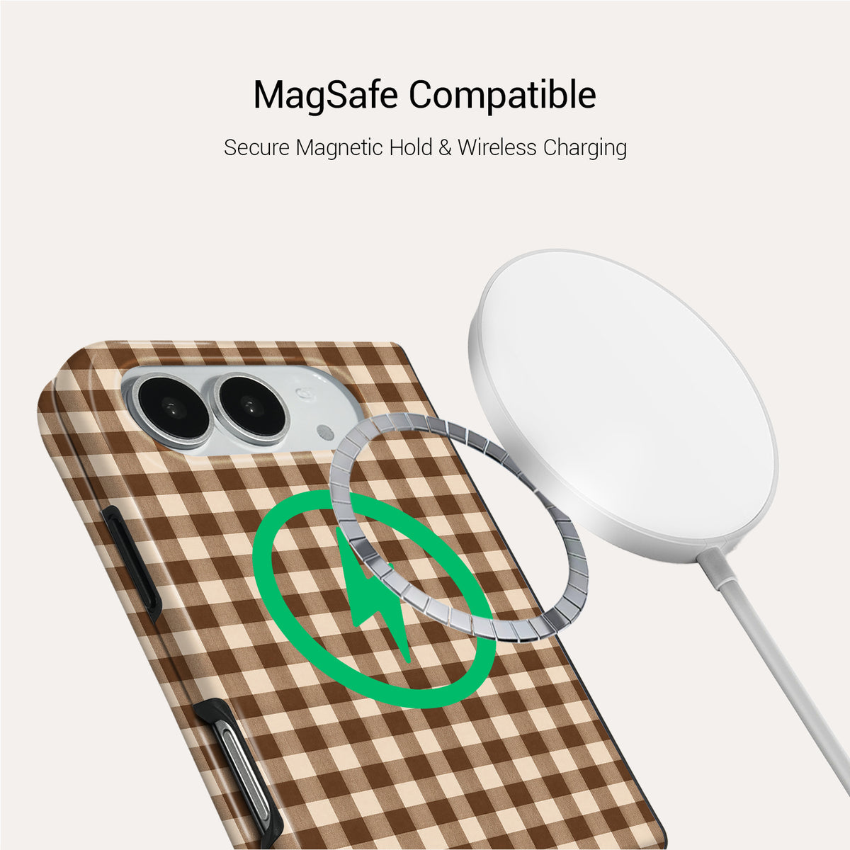 Cocoa Check Tough Phone Case#DEVICE_iPhone Duo