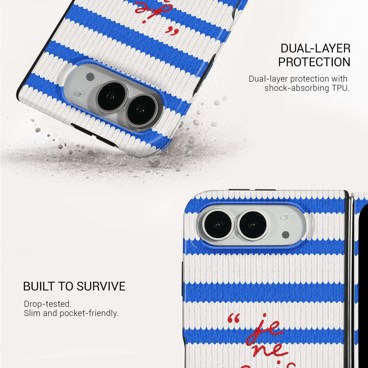 Bonjour Tough Phone Case#DEVICE_iPhone Duo