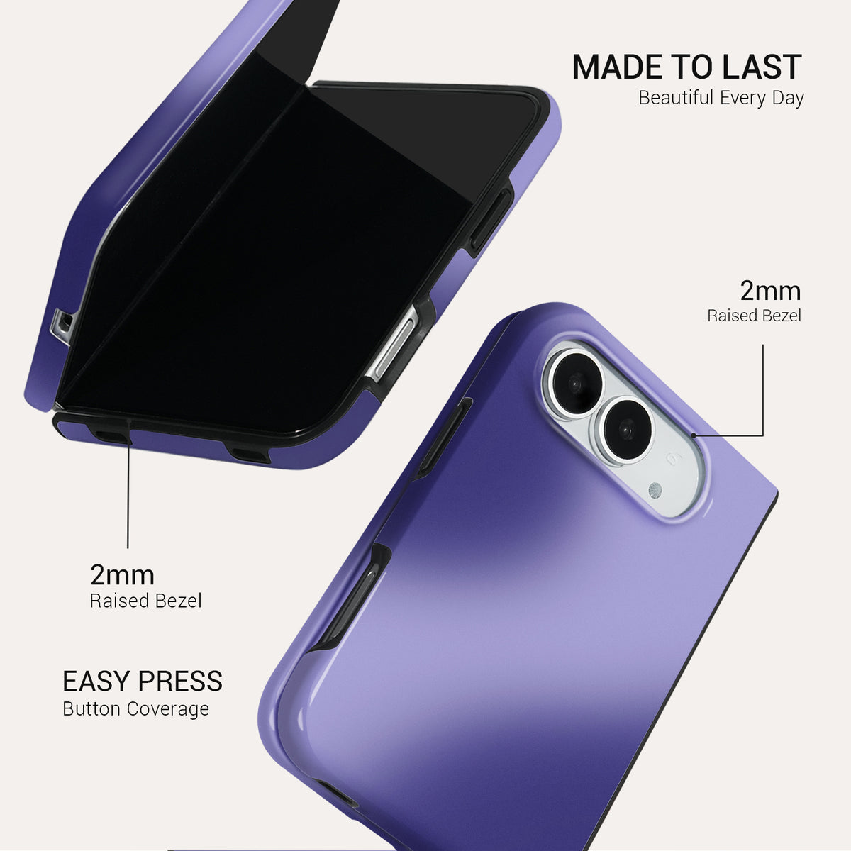 Purple Blur Tough Phone Case#DEVICE_iPhone Duo