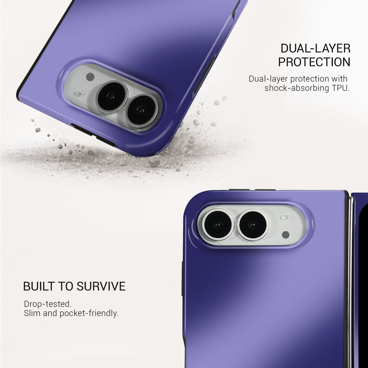 Purple Blur Tough Phone Case#DEVICE_iPhone Duo