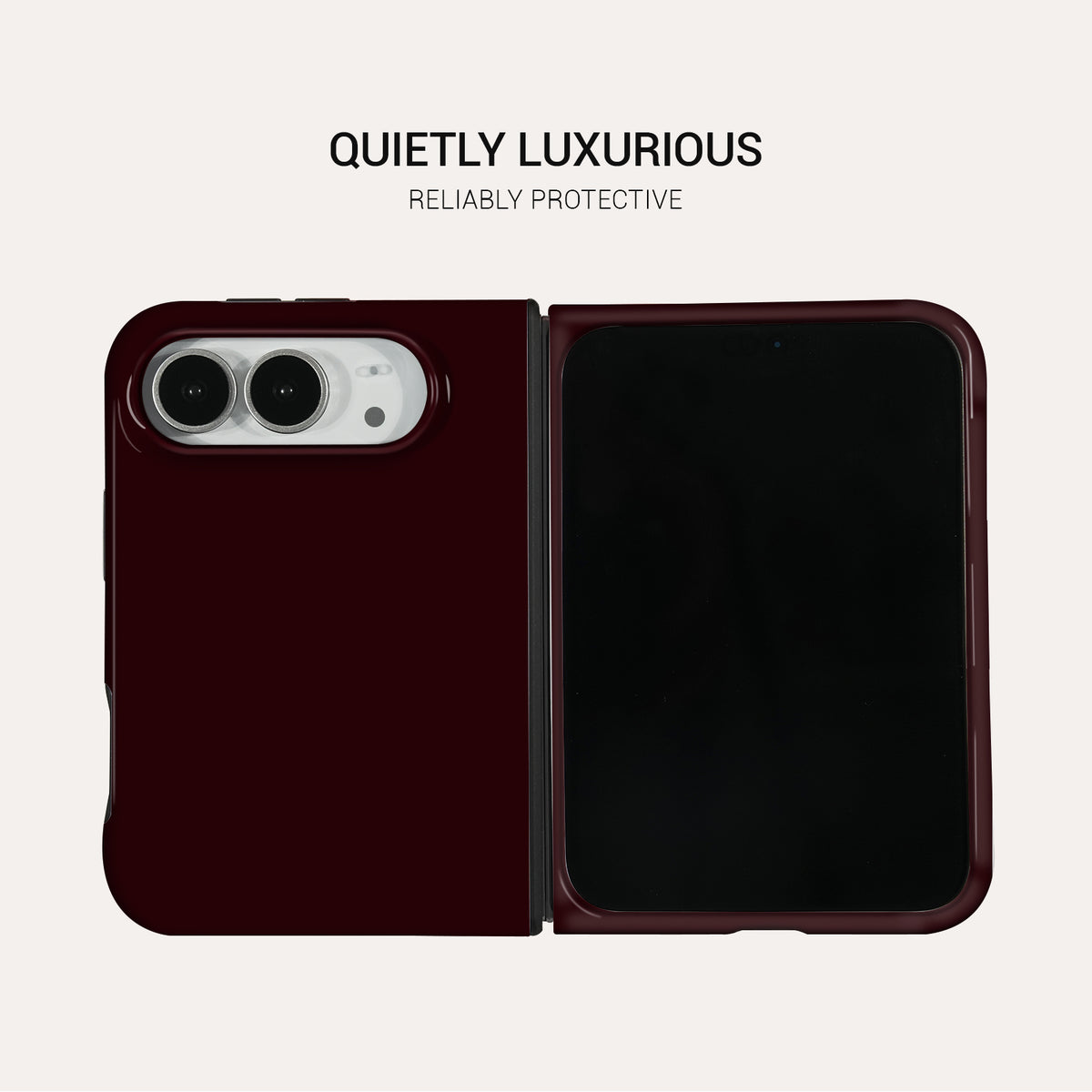 Oxblood Tough Phone Case#DEVICE_iPhone Duo