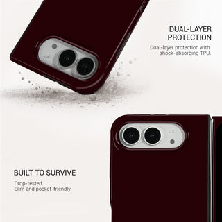 Oxblood Tough Phone Case#DEVICE_iPhone Duo