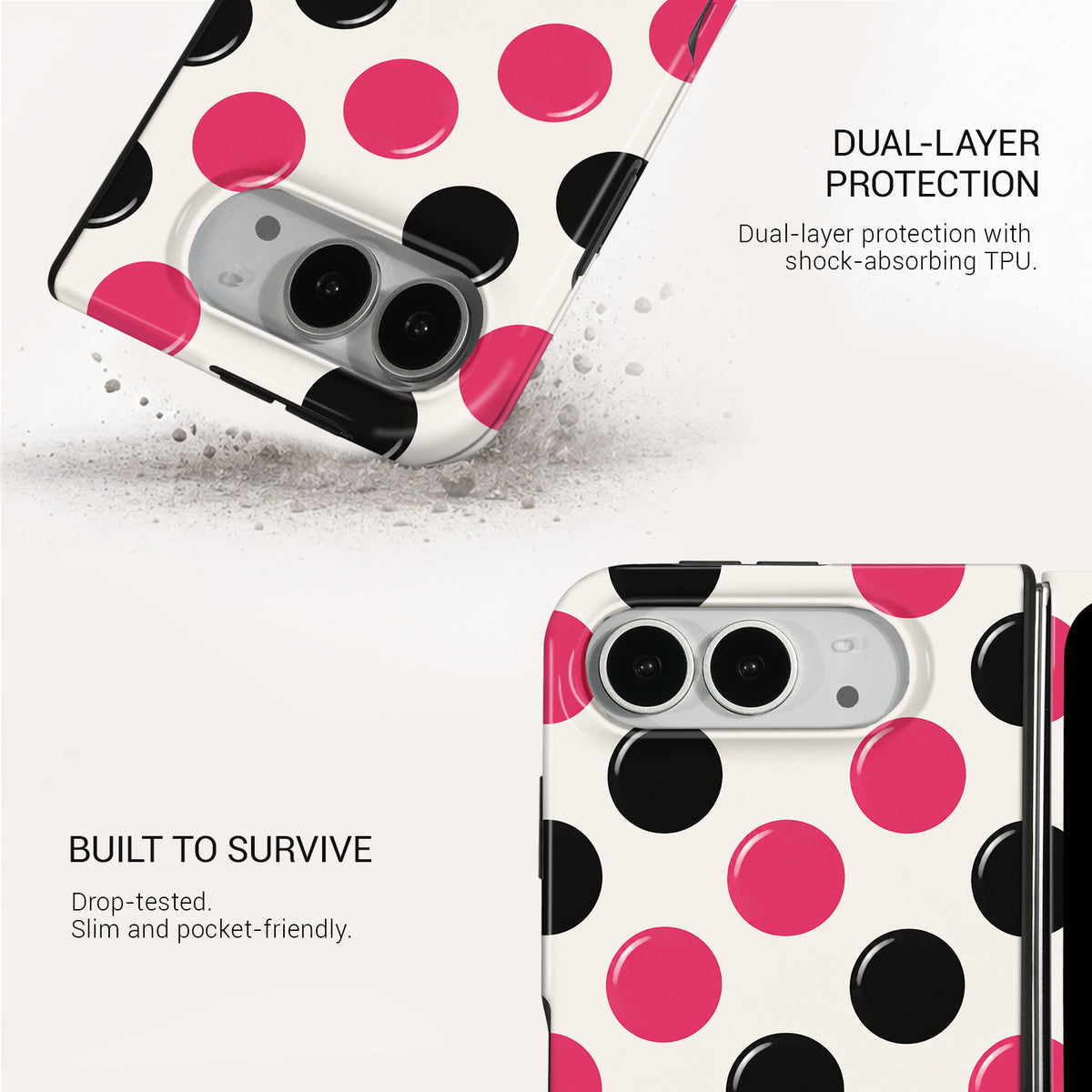 Pink Punch Tough Phone Case#DEVICE_iPhone Duo