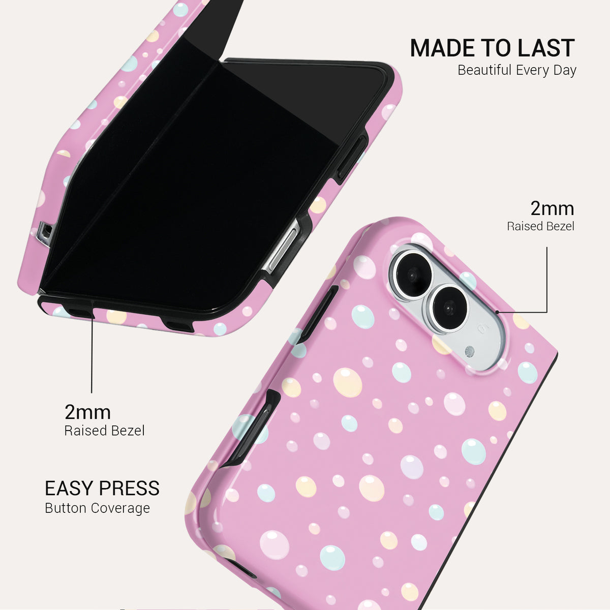 Bubblegum Tough Phone Case#DEVICE_iPhone Duo